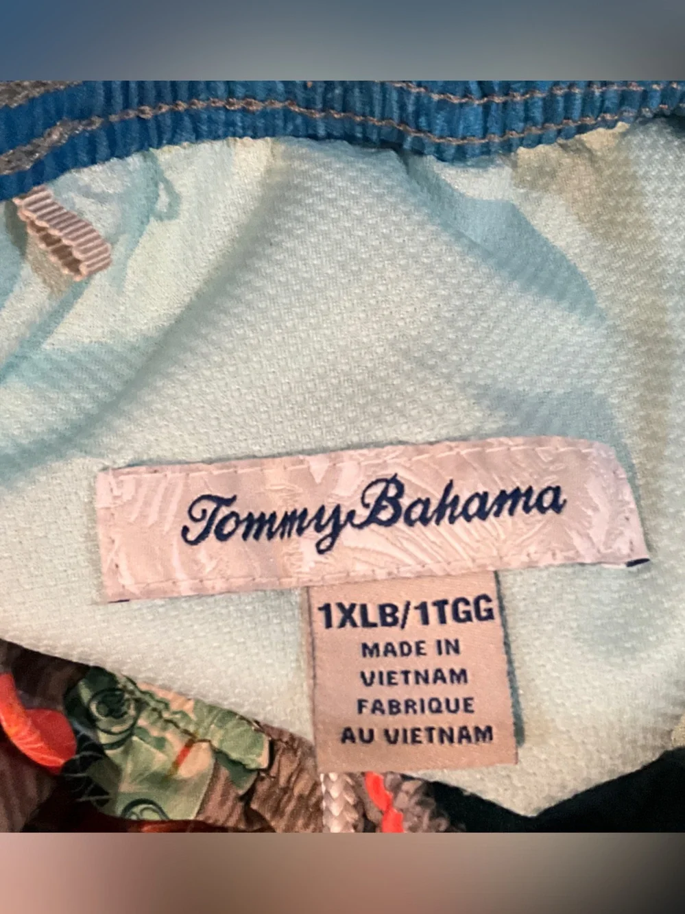 Tommy Bahama Gray Kids Pajama Shorts with Tropical Print